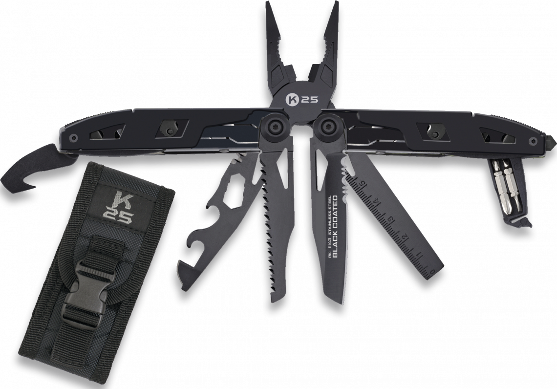 Alicates multifunción negro 17 usos.