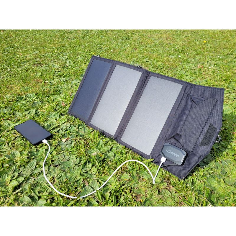 Cargador placas solares 18V / 21W offroad.