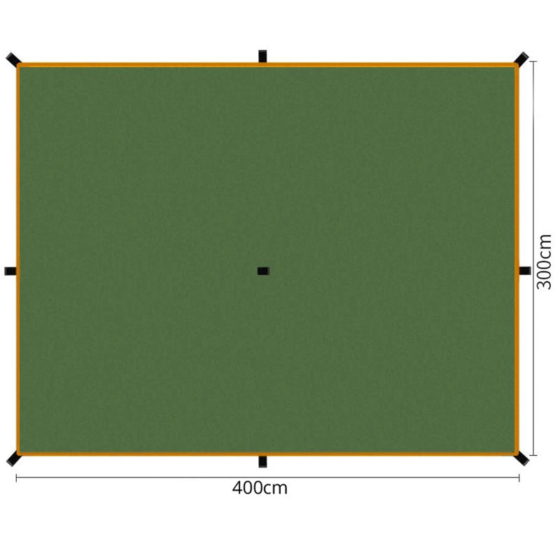 Lona Tarp Impermeable y Ligera 400 x 300 cm resistente rayos UV