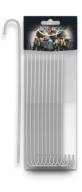 Piquetas de acero 10 unidades