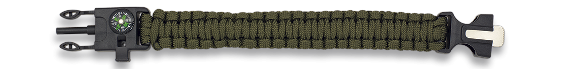 Pulsera paracord supervivencia
