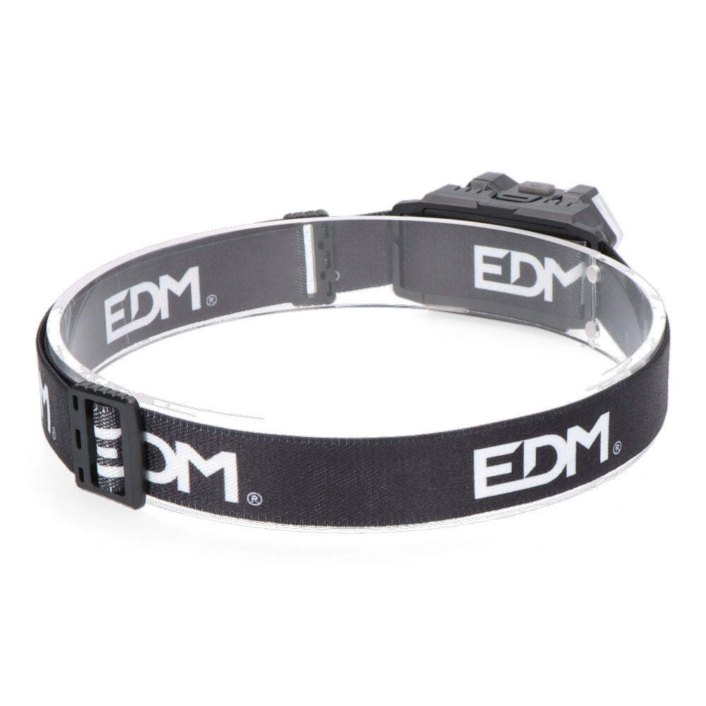 Linterna Frontal LED a pilas con Inclinación Ajustable 400 lm Modos de Emergencia y Doble Fuente de Luz