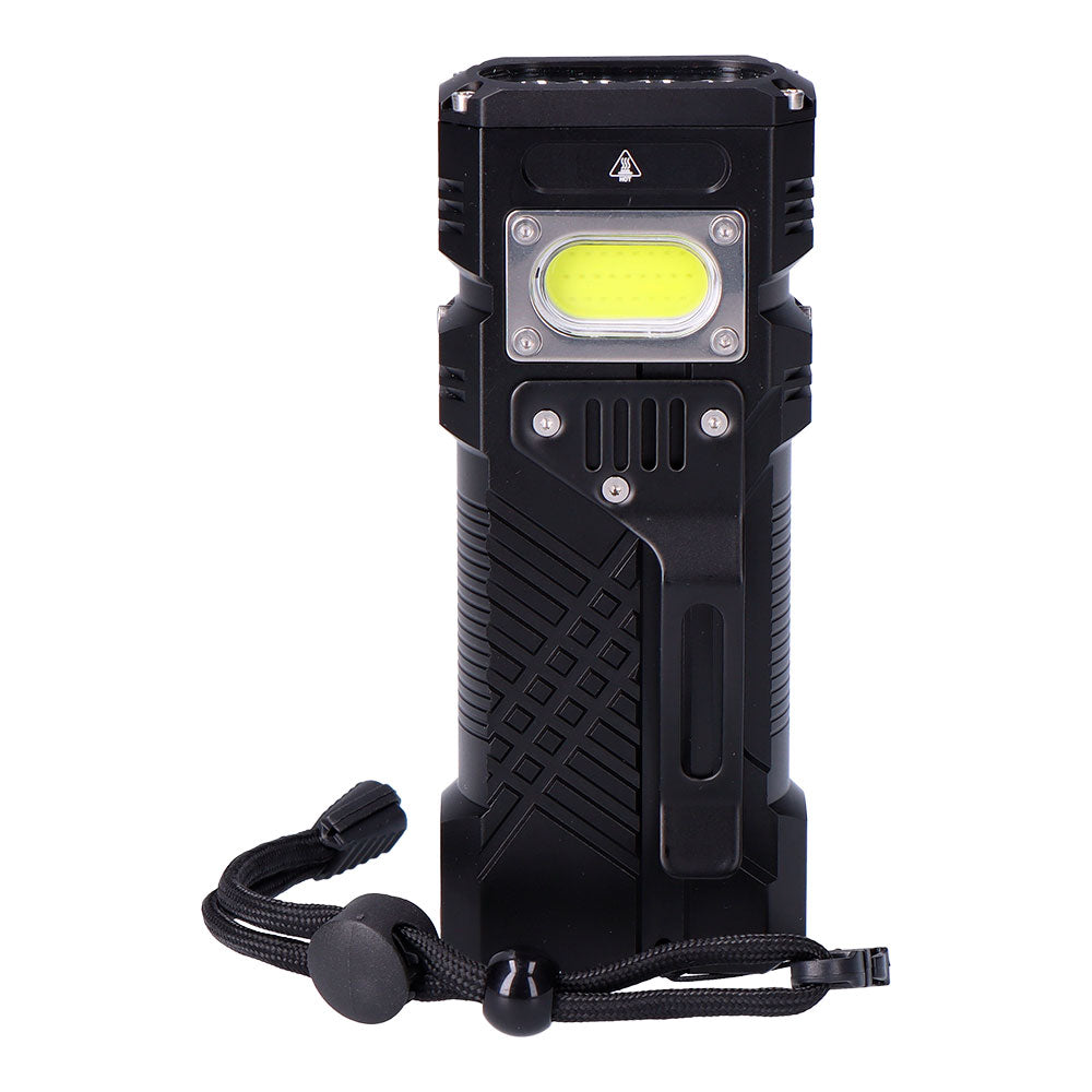 Linterna LED de Largo Alcance 10.000 lm – Potencia, Autonomía y Versatilidad en un Solo Dispositivo
