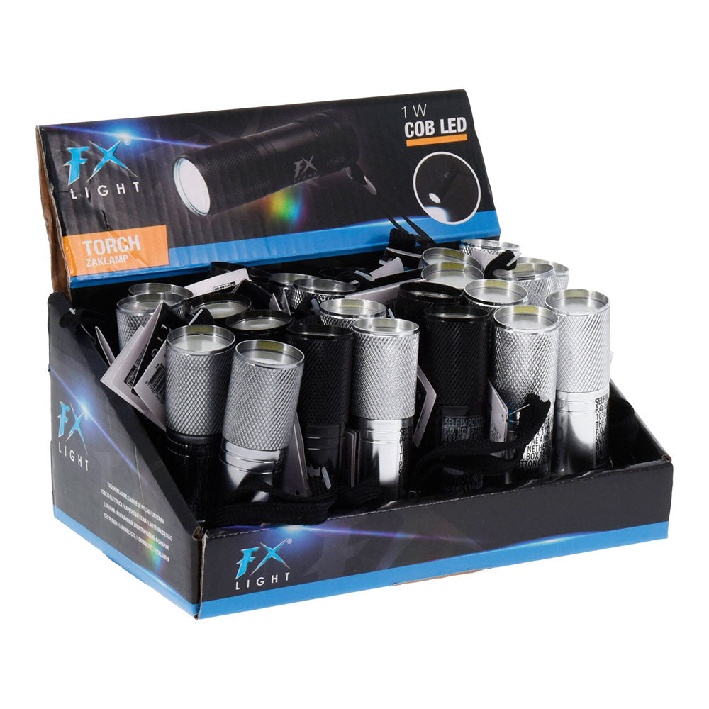 Linterna led de mano compacta para camping de 1W