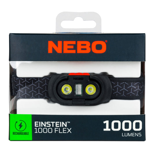 Nebo Linterna frontal recargable Einstein 1000 Lúmenes