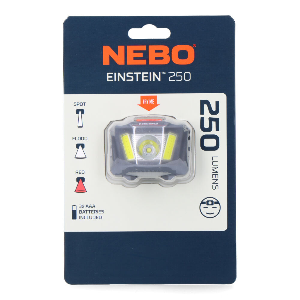 Linterna frontal Nebo 250 Lumens