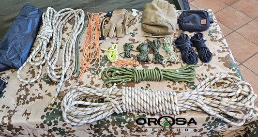 Curso práctico de nudos y cuerdas.