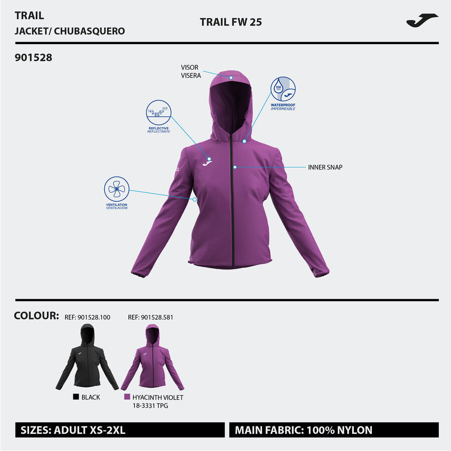 Chubasquero técnico impermeable de mujer R-City London.
