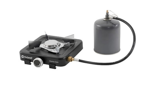 Cocina de camping Outwell Appetizer portátil a gas.