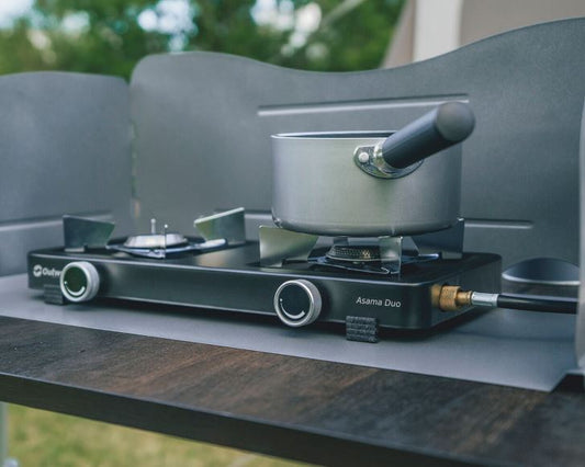Cocina Outwell de camping doble fuego Asama Duo