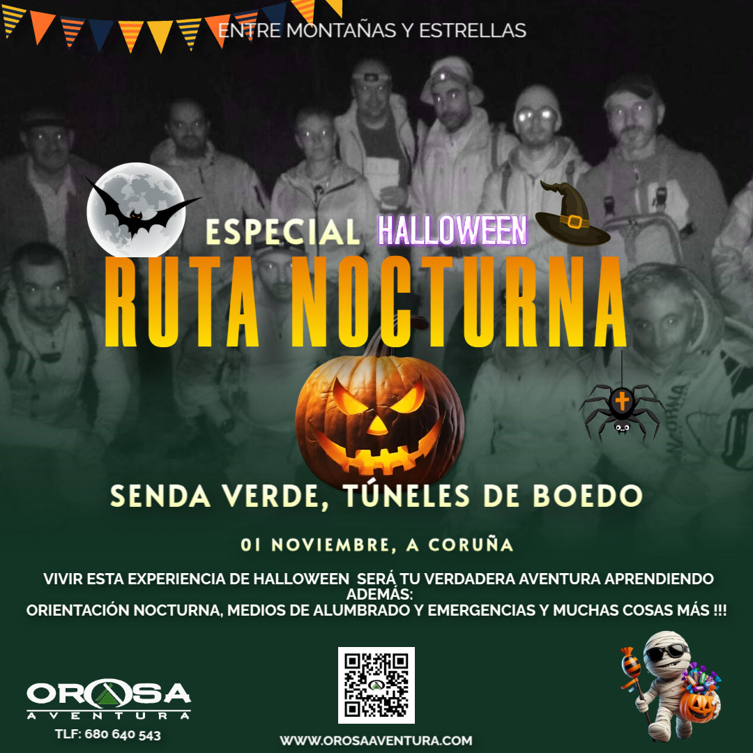 Ruta Nocturna Especial Halloween – Senda Verde de los Túneles de Boedo (Laracha)