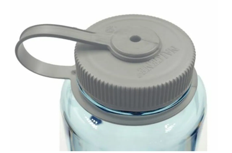 Botella reutilizable 1,5L azul transparente boca ancha Nalgene Sustain