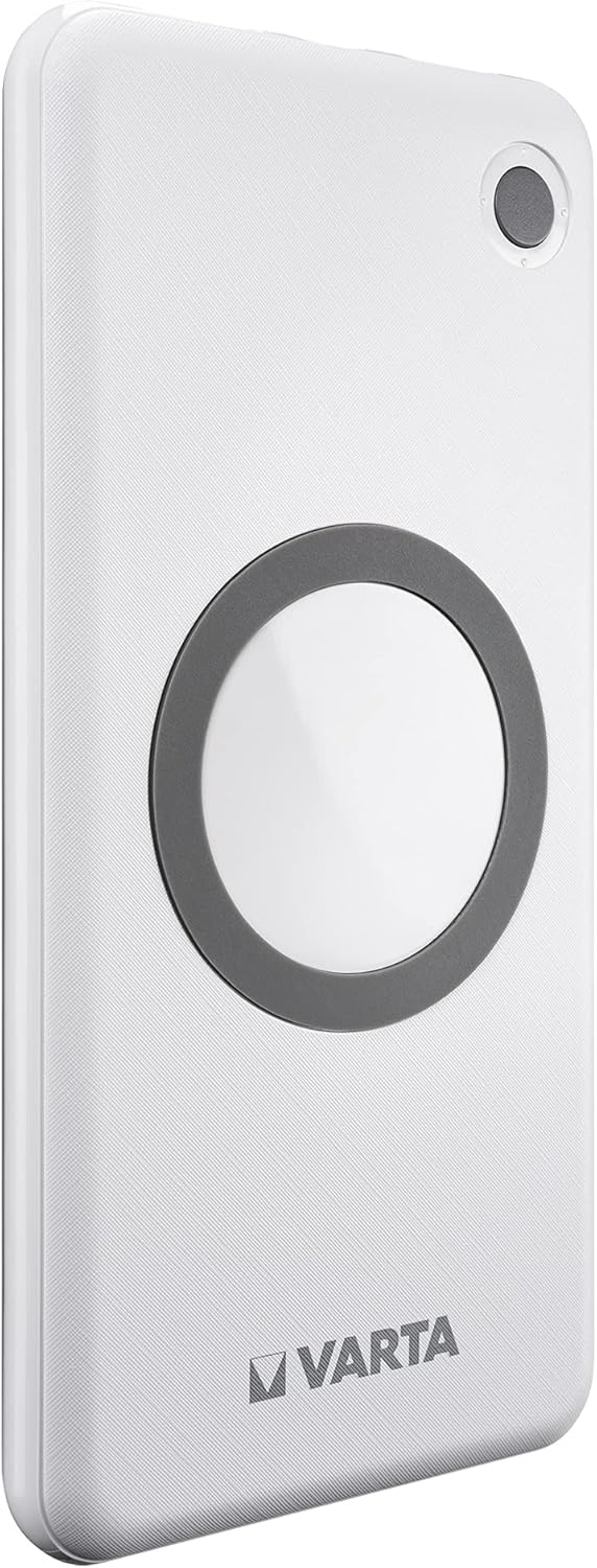 Power bank inalámbrico Varta de 10.000 mAh y carga inalambrica