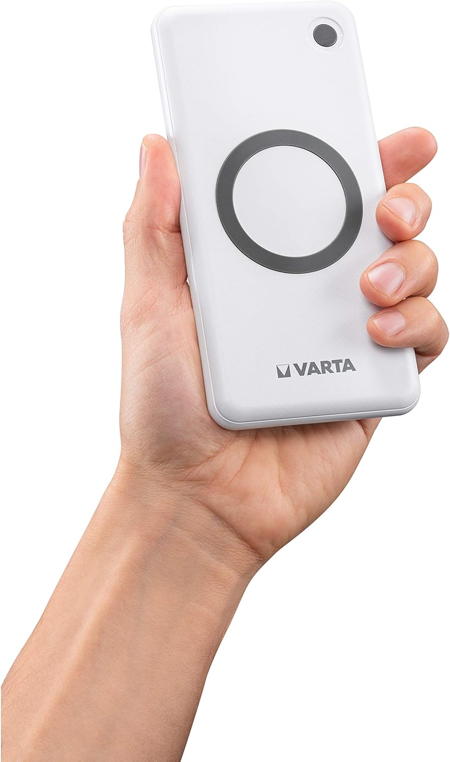 Power bank inalámbrico Varta de 10.000 mAh y carga inalambrica