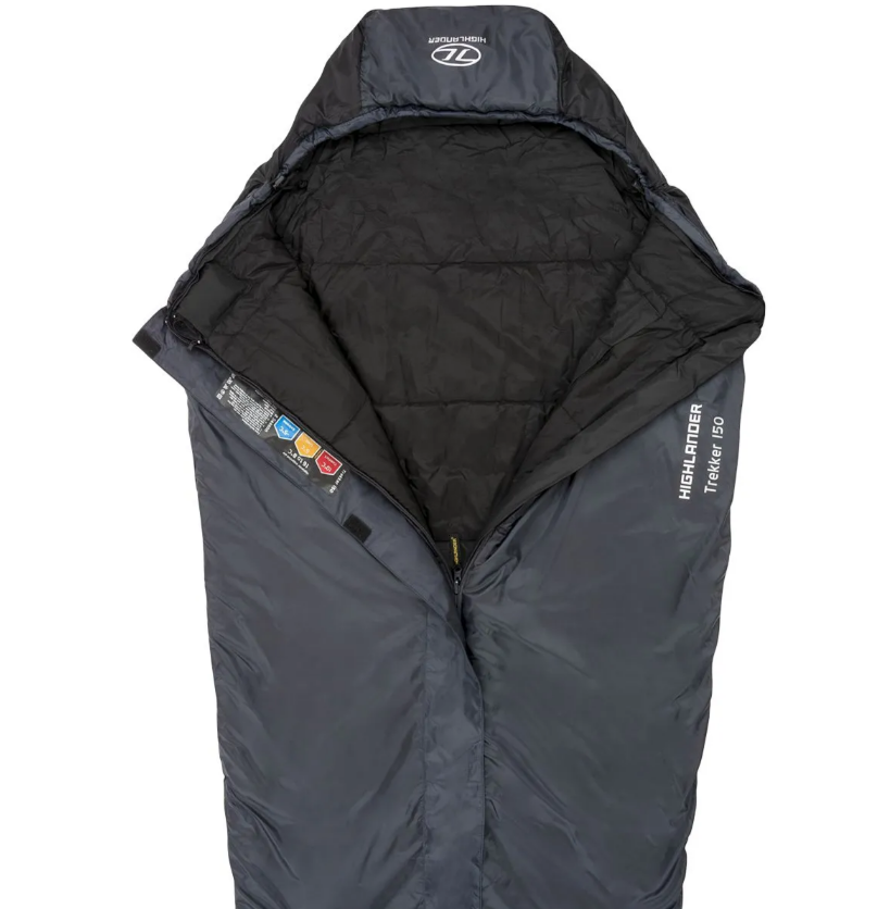 Saco de dormir ligero para climas templados Highlander Trekker 150