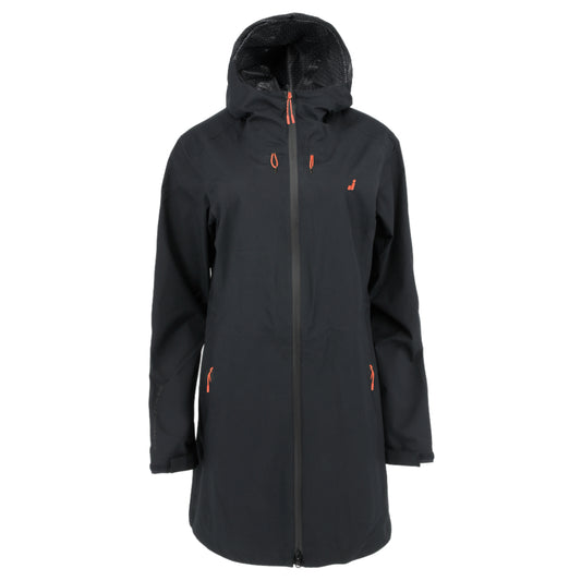 Anorak largo impermeable con membrana mod.Bishorn Negro Mujer