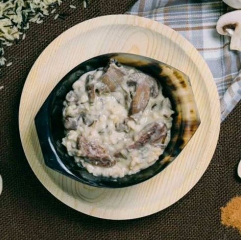 Sobre de comida preparada de Ternera Strógonoff Forestia