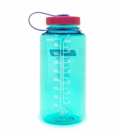 Botella reutilizable 1 litro azul turquesa boca ancha Nalgene Sustain