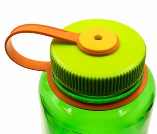 Botella reutilizable 1 litro verde boca ancha Nalgene Sustain