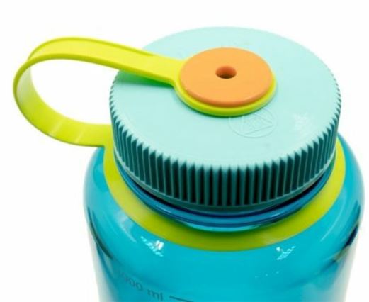 Botella reutilizable 1 litro azul cerúleo boca ancha Nalgene Sustain