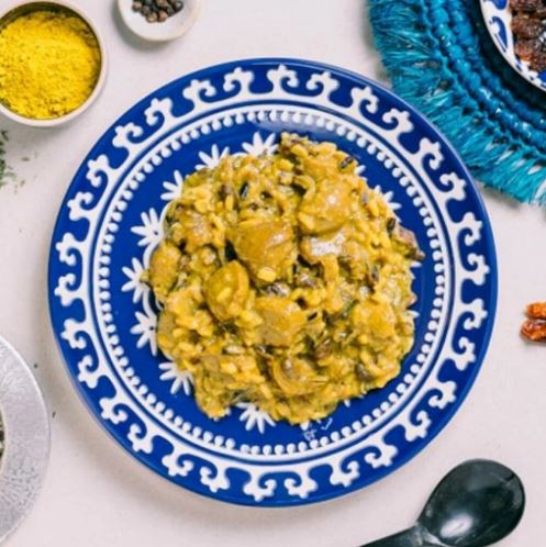 Carne de soja con curry Forestia