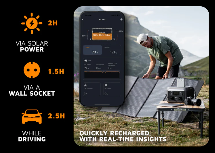 Estación de energía inteligente Xtrom de 300 W - Xtreme Power 2