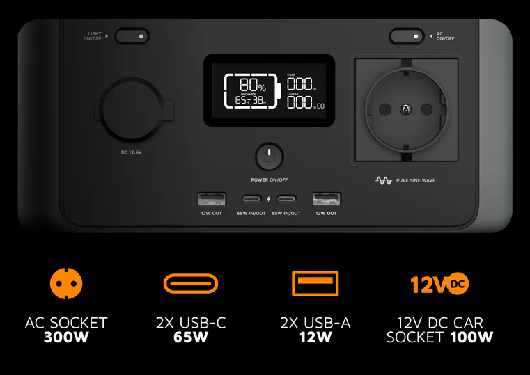 Estación de energía inteligente Xtrom de 300 W - Xtreme Power 2