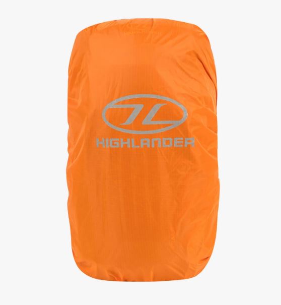 Funda impermeable cubre mochilas 30/50  litros naranja