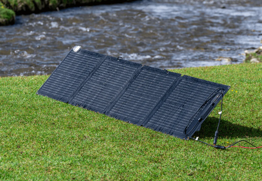 Panel Solar Portátil EcoFlow de 110W – Energía limpia y gratuita en cualquier lugar