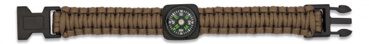 Pulsera de cuerda paracord con brújula