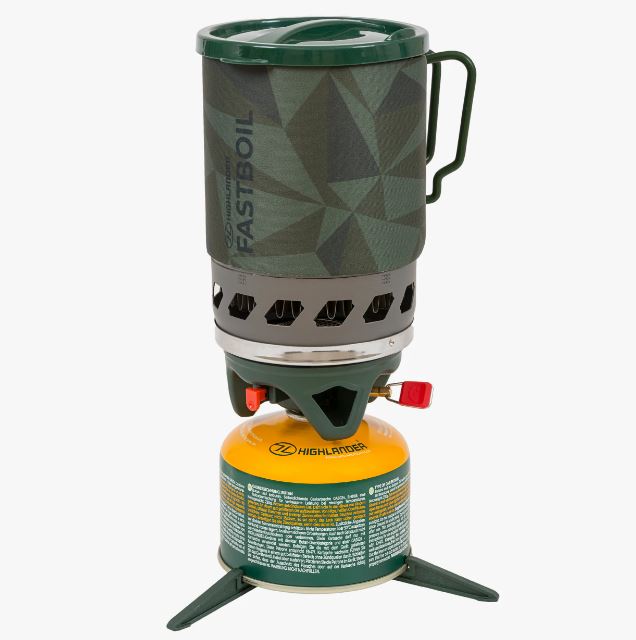 Cocina rápida de gas para camping FastBoil MK 3 1,1 Litros Highlander