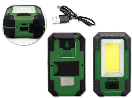 Lanterna recarregável com power bank 500 Lumens.