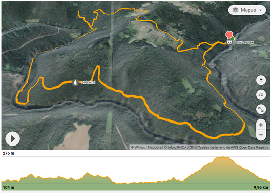 Ruta de senderismo PR-G 93, Cauce do rio Ulla