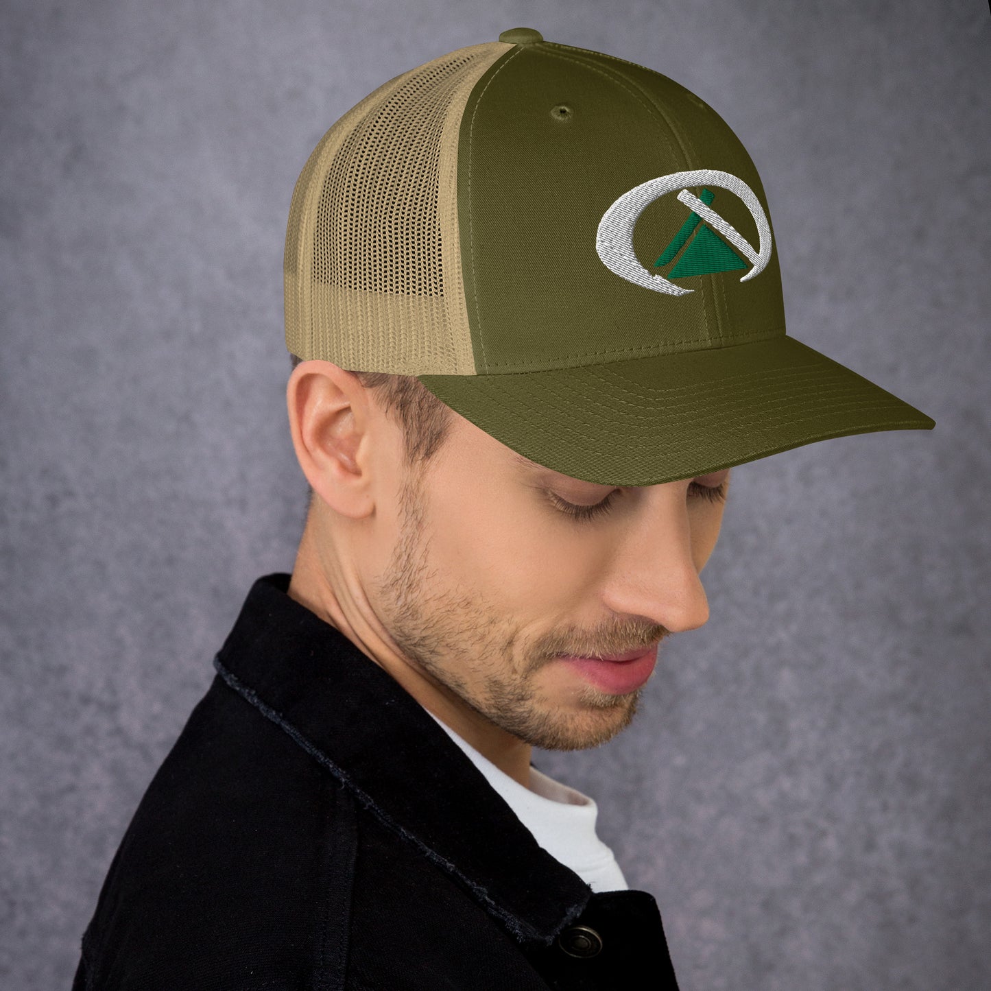 Gorra tipo trucker 3d bordado