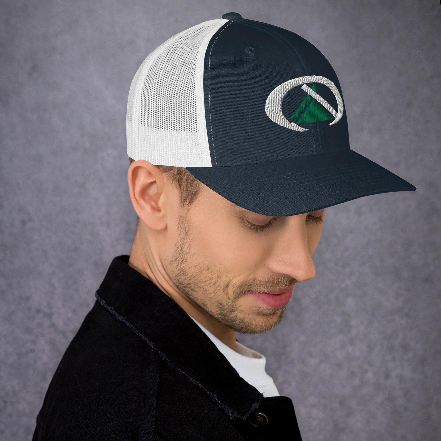 Gorra tipo trucker 3d bordado