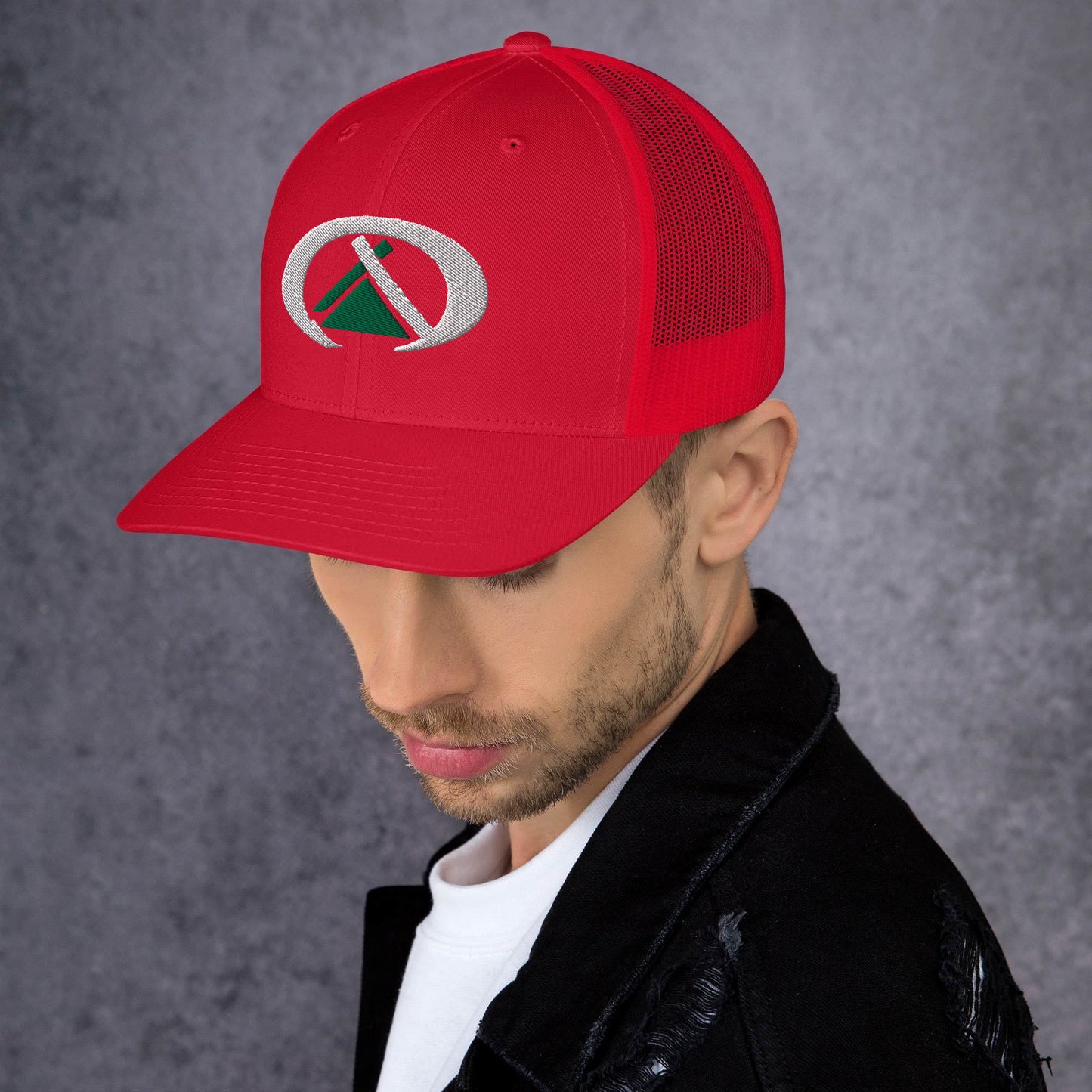 Gorra tipo trucker 3d bordado