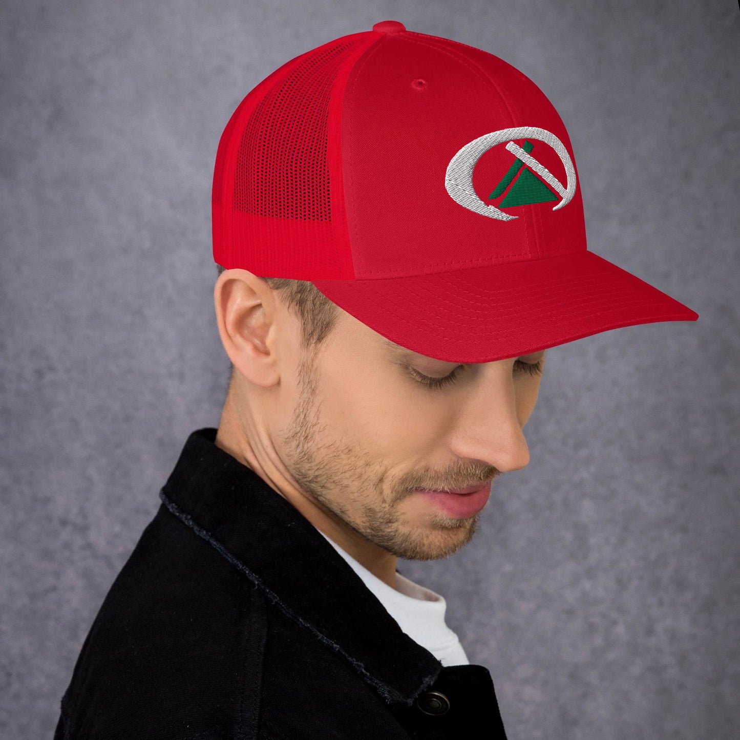 Gorra tipo trucker 3d bordado