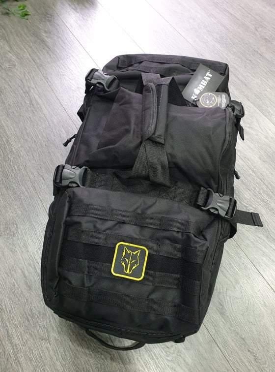 Bolsa táctica de viaje 60L negra NORTHVIVOR