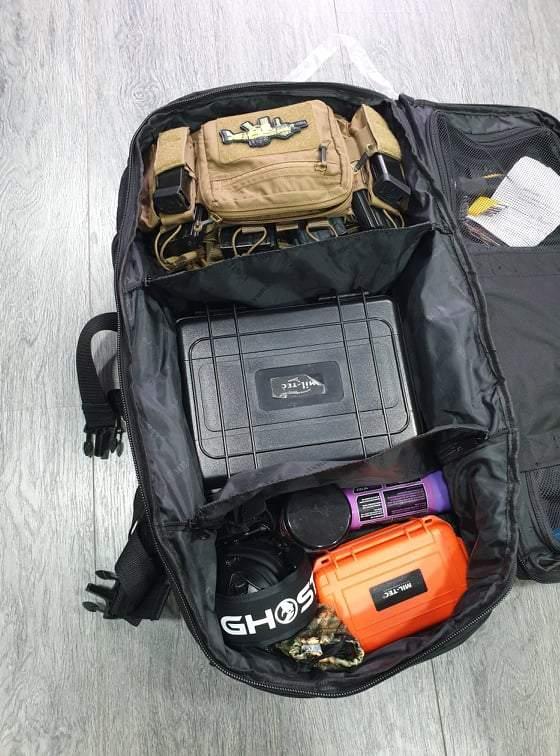 Bolsa táctica de viaje 60L negra NORTHVIVOR