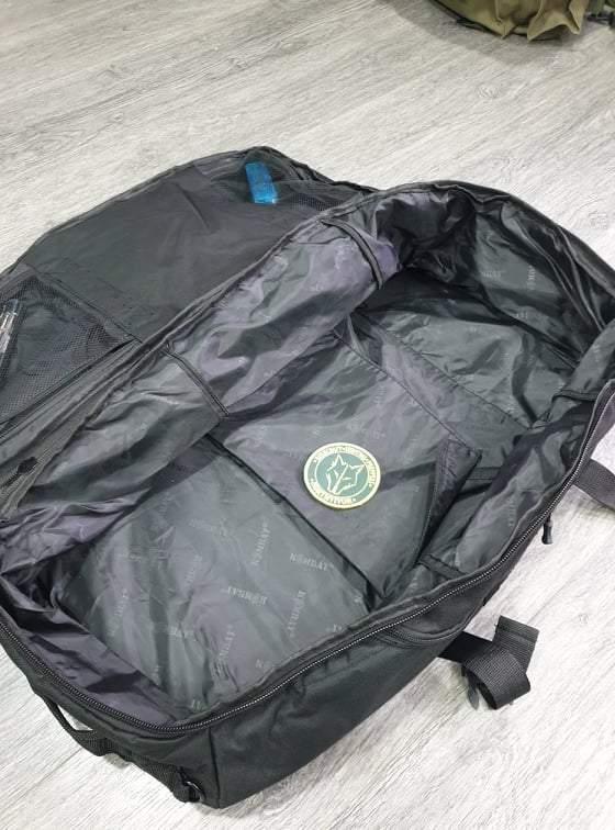 Bolsa táctica de viaje 60L negra NORTHVIVOR