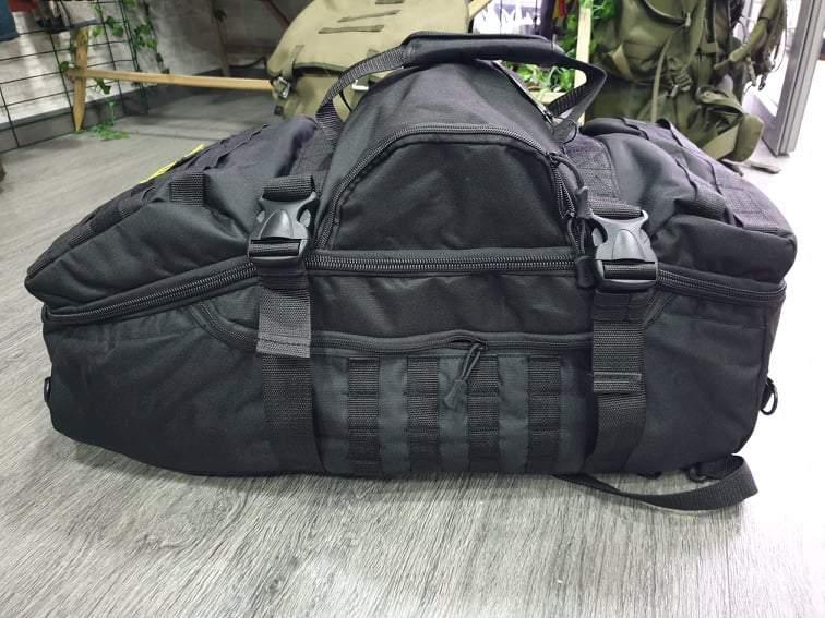 Bolsa táctica de viaje 60L negra NORTHVIVOR