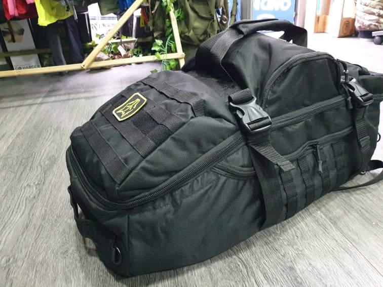 Bolsa táctica de viaje 60L negra NORTHVIVOR