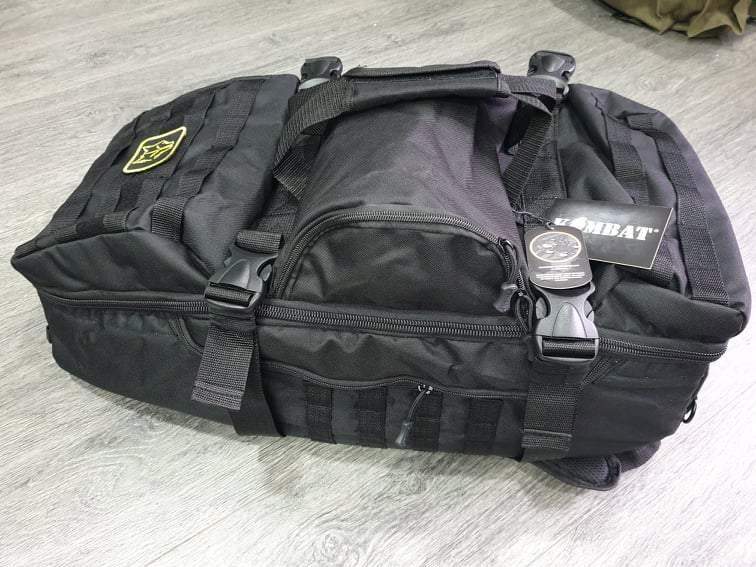 Bolsa táctica de viaje 60L negra NORTHVIVOR