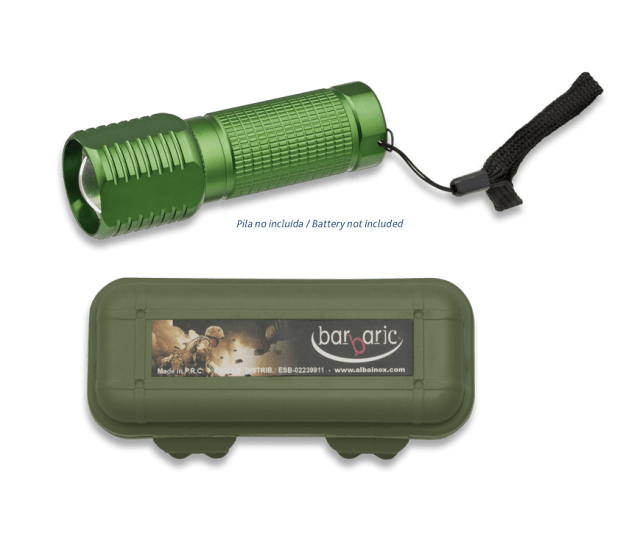 Linterna verde con caja NORTHVIVOR