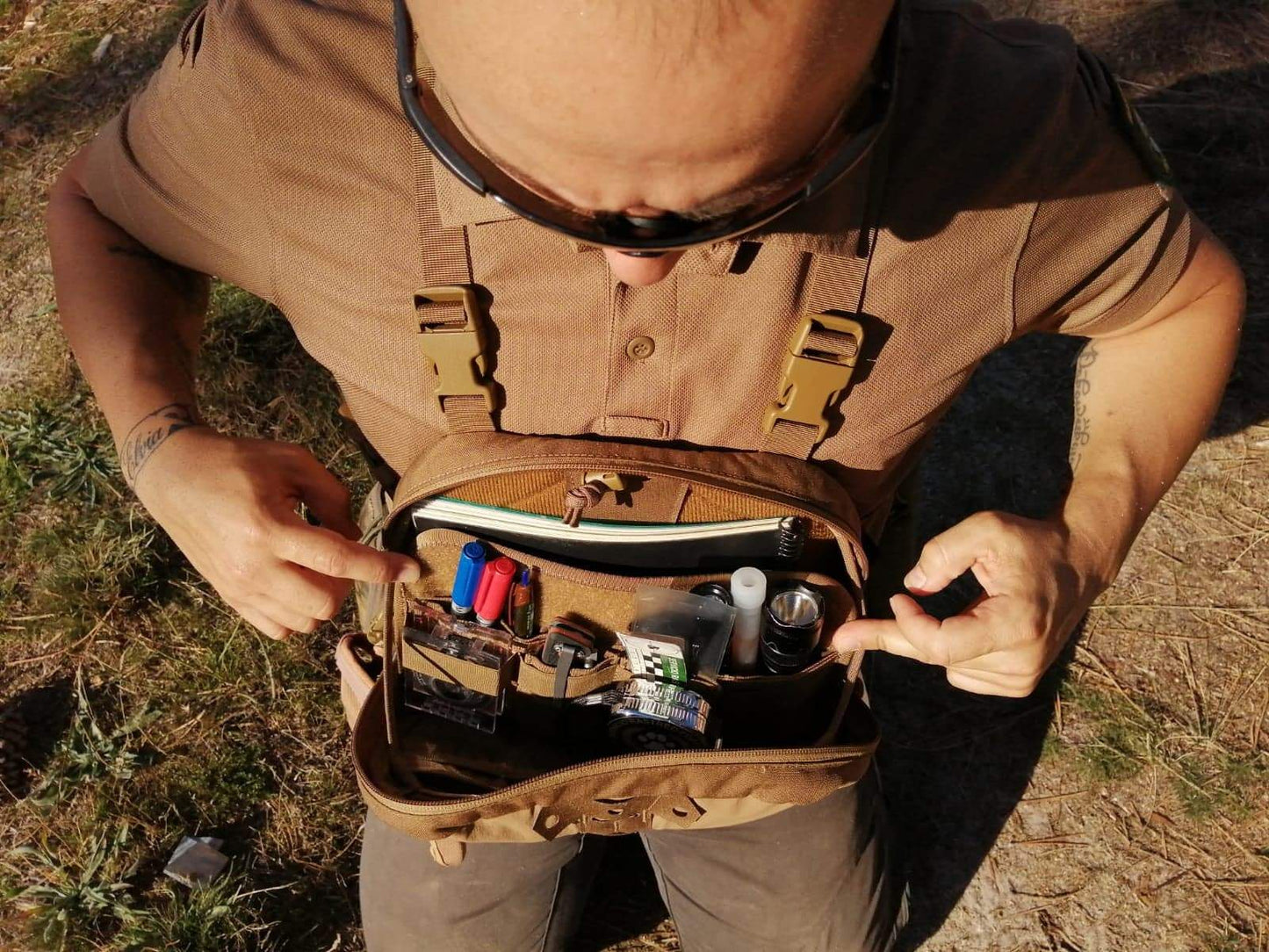 Bolso chest pack numbat helikon bushcraft NORTHVIVOR