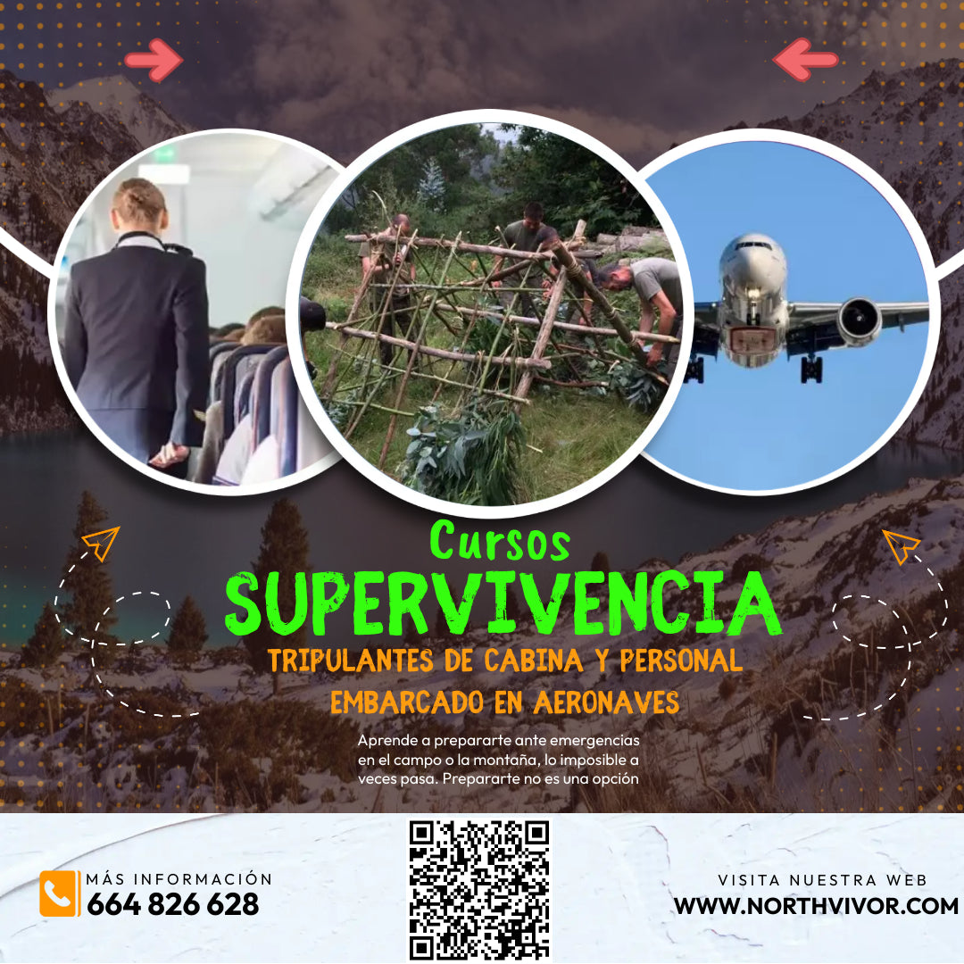 Curso de sobrevivência para tripulantes de cabine e pessoal a bordo de aeronaves