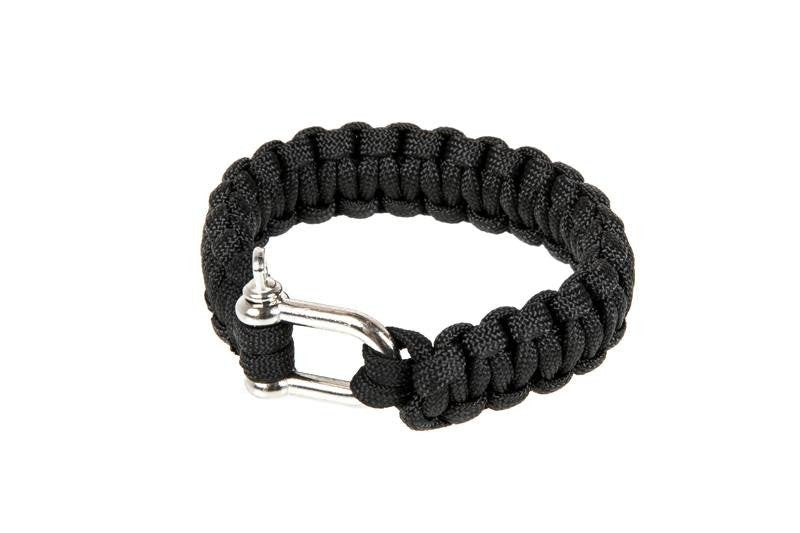 Pulsera paracord de supervivencia con grillete