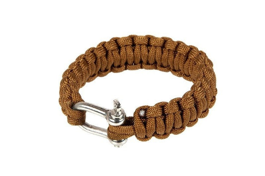 Pulsera paracord de supervivencia con grillete