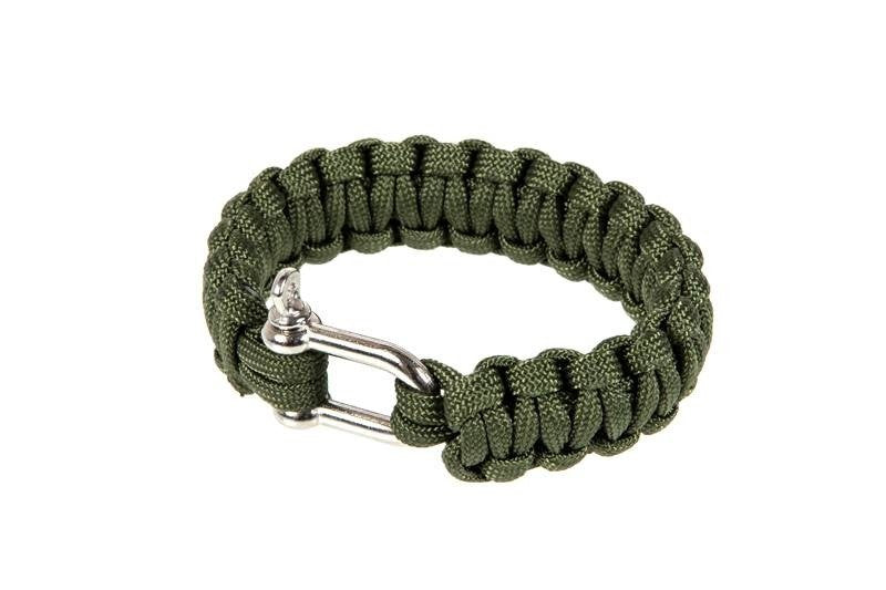 Pulsera paracord de supervivencia con grillete