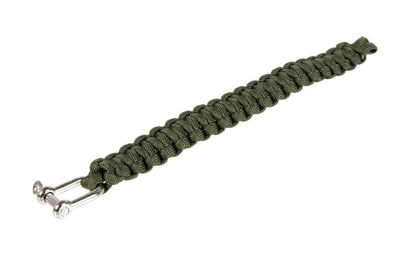 Pulsera paracord de supervivencia con grillete